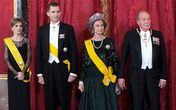 Juan Carlos e Felipe e letizia