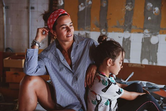 cláudia vieira, filha