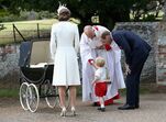 Kate Middleton batizado da princesa Charlotte