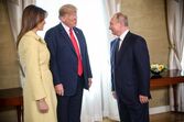 Melania Trump, Vladimir Putin