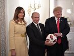 Melania Trump, Vladimir Putin