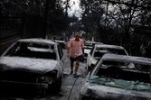 Terror dos incêndios assola a Grécia