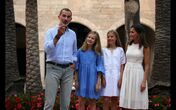 letizia, reis de espanha, filhas, maiorca