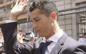 Cristiano Ronaldo à chegada ao tribunal