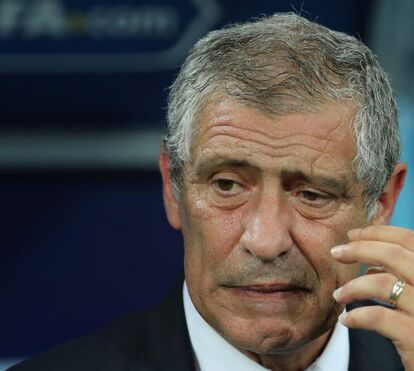 Momento de dor: Selecionador Fernando Santos chora morte da mãe