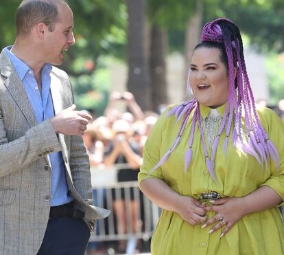 Netta, a vencedora da Eurovisão, ensina príncipe William a produzir música