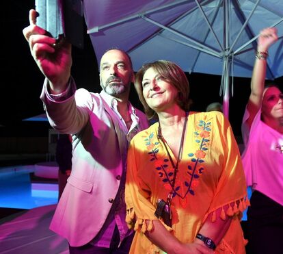 Maya na festa de Portimão antes do susto de saúde