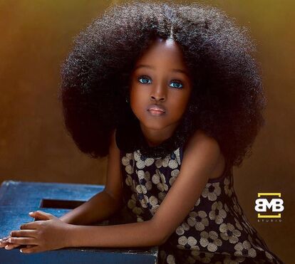 A nigeriana que já é considerada a menina mais bonita do mundo e 'destronou' Anna Knyazeva