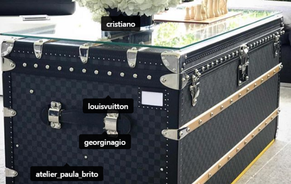 Paula Brito, Decoração, Cristiano Ronaldo