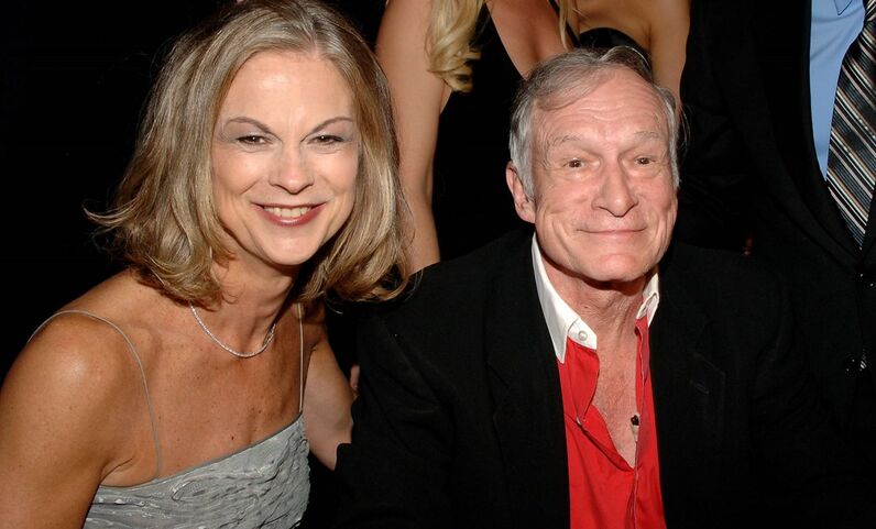 Christie e Hugh Hefner