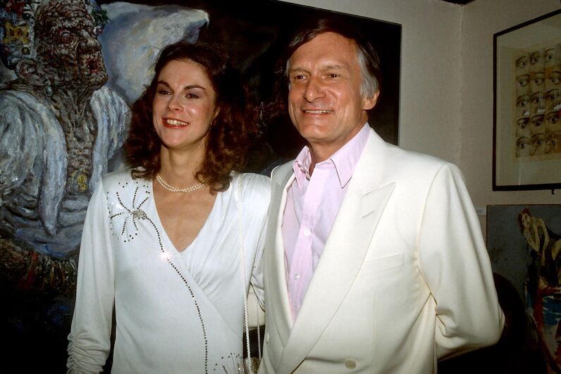 Christie e Hugh Hefner