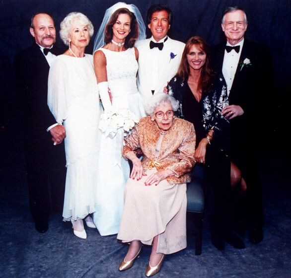 Christie e Hugh Hefner