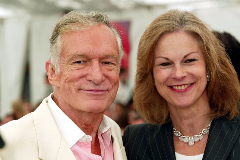 Christie e Hugh Hefner