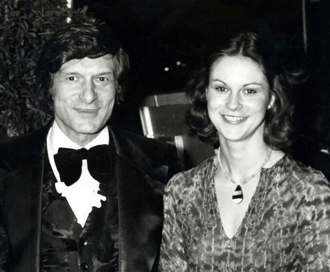 Christie e Hugh Hefner