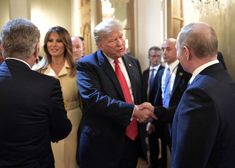 Melania Trump, Vladimir Putin