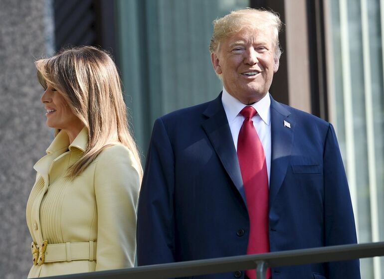 Melania Trump, Vladimir Putin