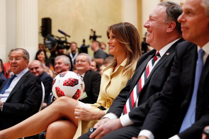 Melania Trump, Vladimir Putin