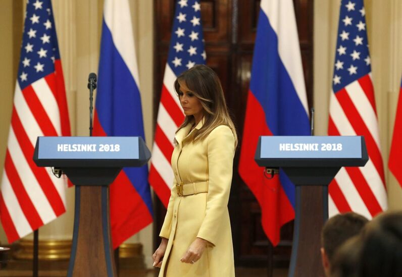 Melania Trump, Vladimir Putin