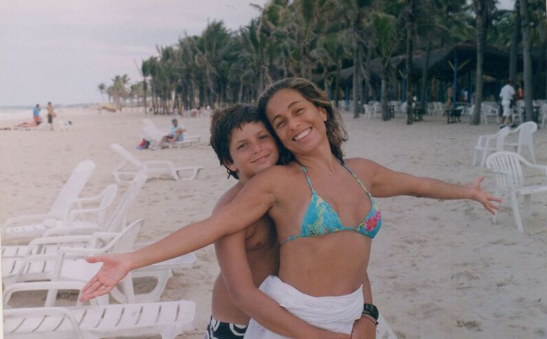 Cissa Guimarães e o filho Rafael Mascarenhas