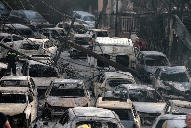 Grécia, incêndios, mati