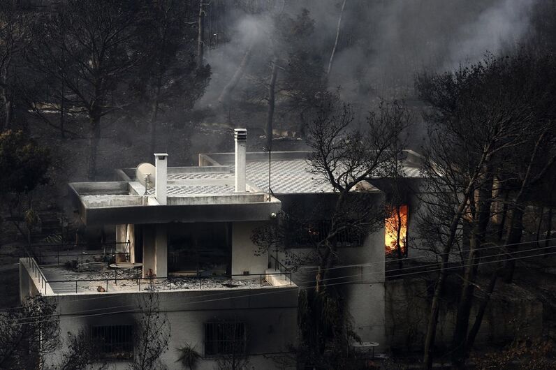 Grécia, incêndios, mati