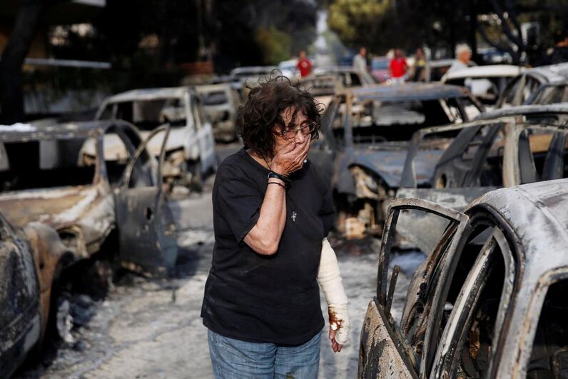 Grécia, incêndios, mati