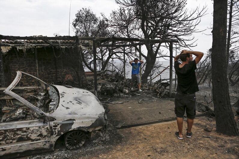 Grécia, incêndios, mati