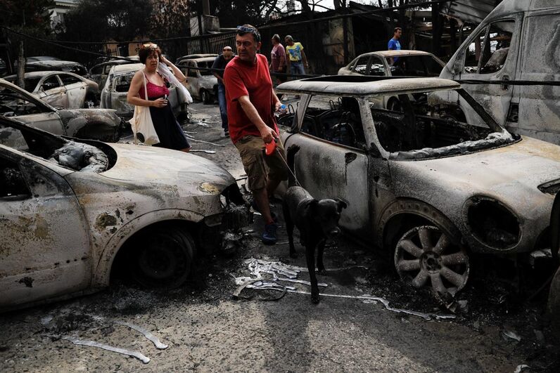 Grécia, incêndios, mati