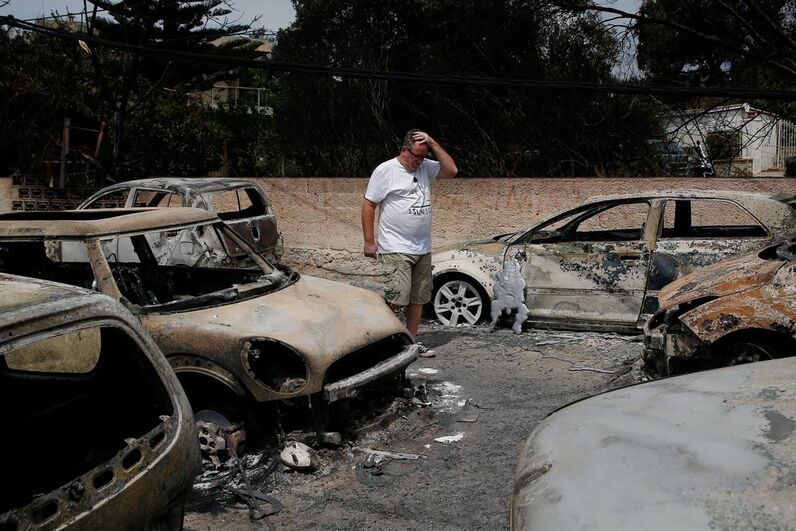 Grécia, incêndios, mati
