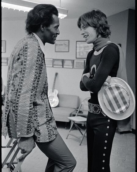 Mick Jagger e Chuck Berry