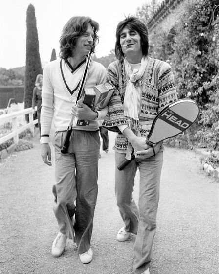 Mick Jagger e Ron Wood