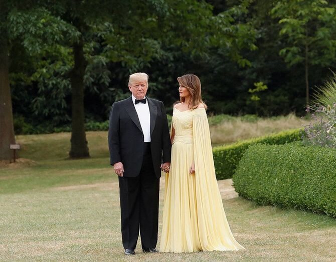 Os looks de Melania Trump em Londres