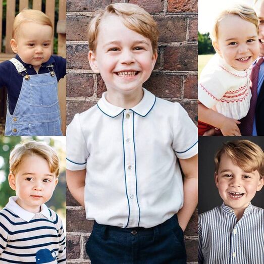 Os 5 anos do príncipe George de Inglaterra