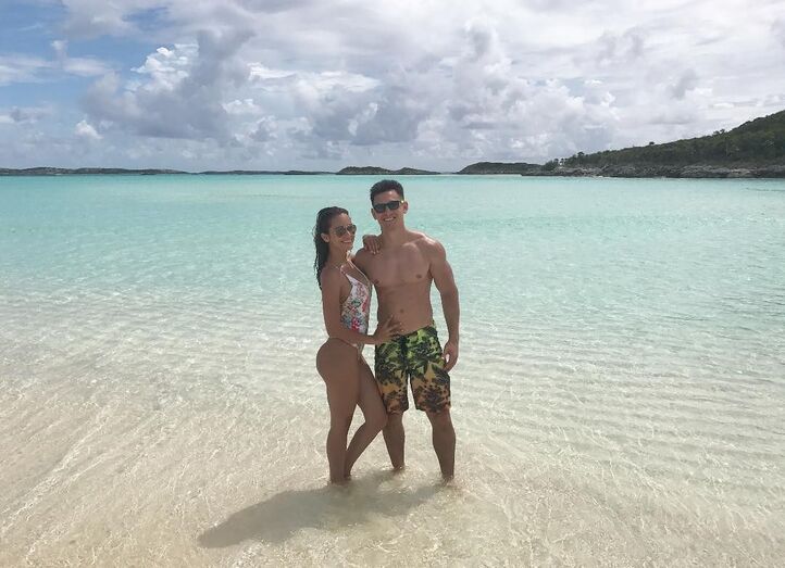 Yanet Garcia e o namorado