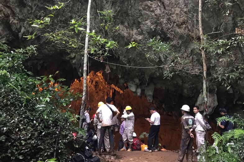 Resgate, Rapazes, Tailândia, Gruta, Chiang Rai