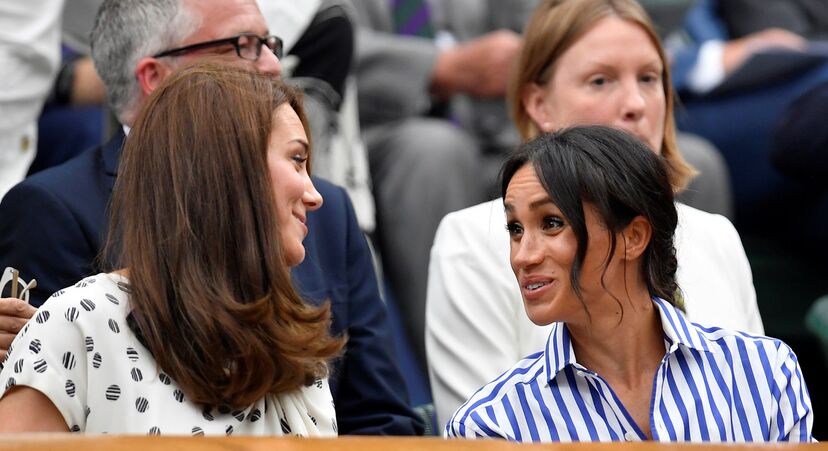 Kate e Meghan em Wimbledon