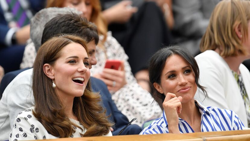 Kate e Meghan em Wimbledon