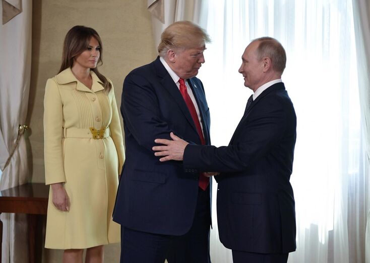 Melania Trump, Vladimir Putin
