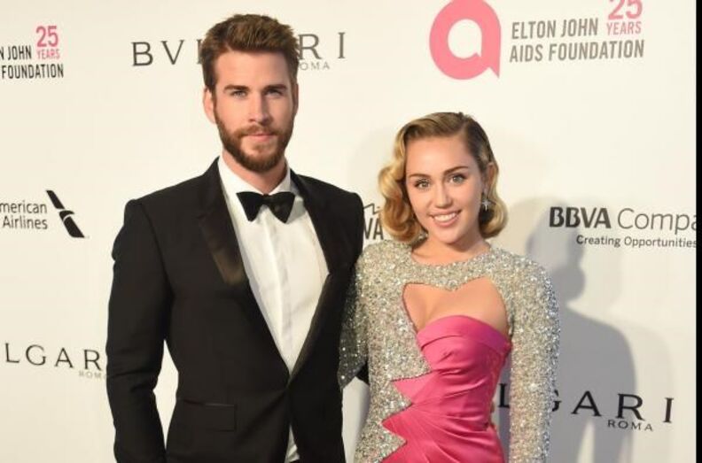 miley cyrus, liam