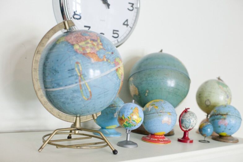 Globo terrestre, mapa mundi, planeta, terra