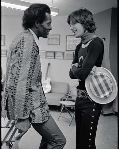 Mick Jagger e Chuck Berry