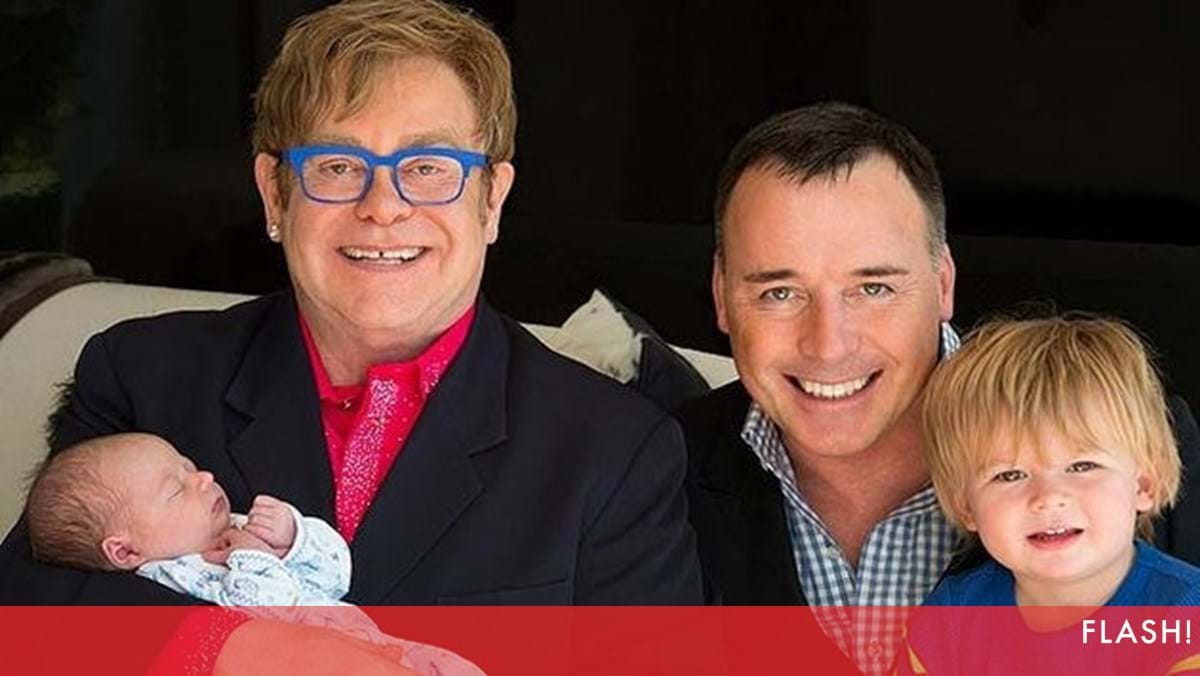 As Fotografias Mais Ador Veis De Elton John Com Os Filhos Flashes Flash