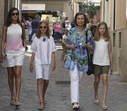 letizia, sofia, filhas, maiorca