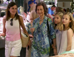 letizia, sofia, filhas, maiorca