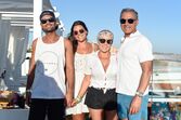 Eugénio Campo com a mulher, Rosa Maria, e os filhos, Diogo e Rafaela