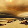 incêndio, fogo, monchique, silves, algarve, céu, praias, portimão