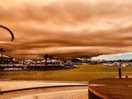 incêndio, fogo, monchique, silves, algarve, céu, praias, portimão