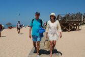 Marcelo rebelo de sousa, rita amaral cabral, praia gigi, quinta do lago, férias, verão, algarve