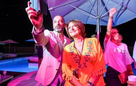 No Algarve, famosos começam a festa de dia, no Blanco Beach