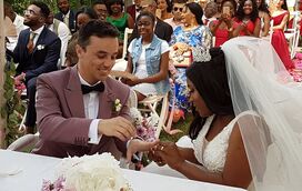 Casou a polémica Tucha de 'Casa dos Segredos'. Matias Damásio foi o padrinho